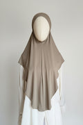 Bamboo Jersey Khimar - Khaki Sage
