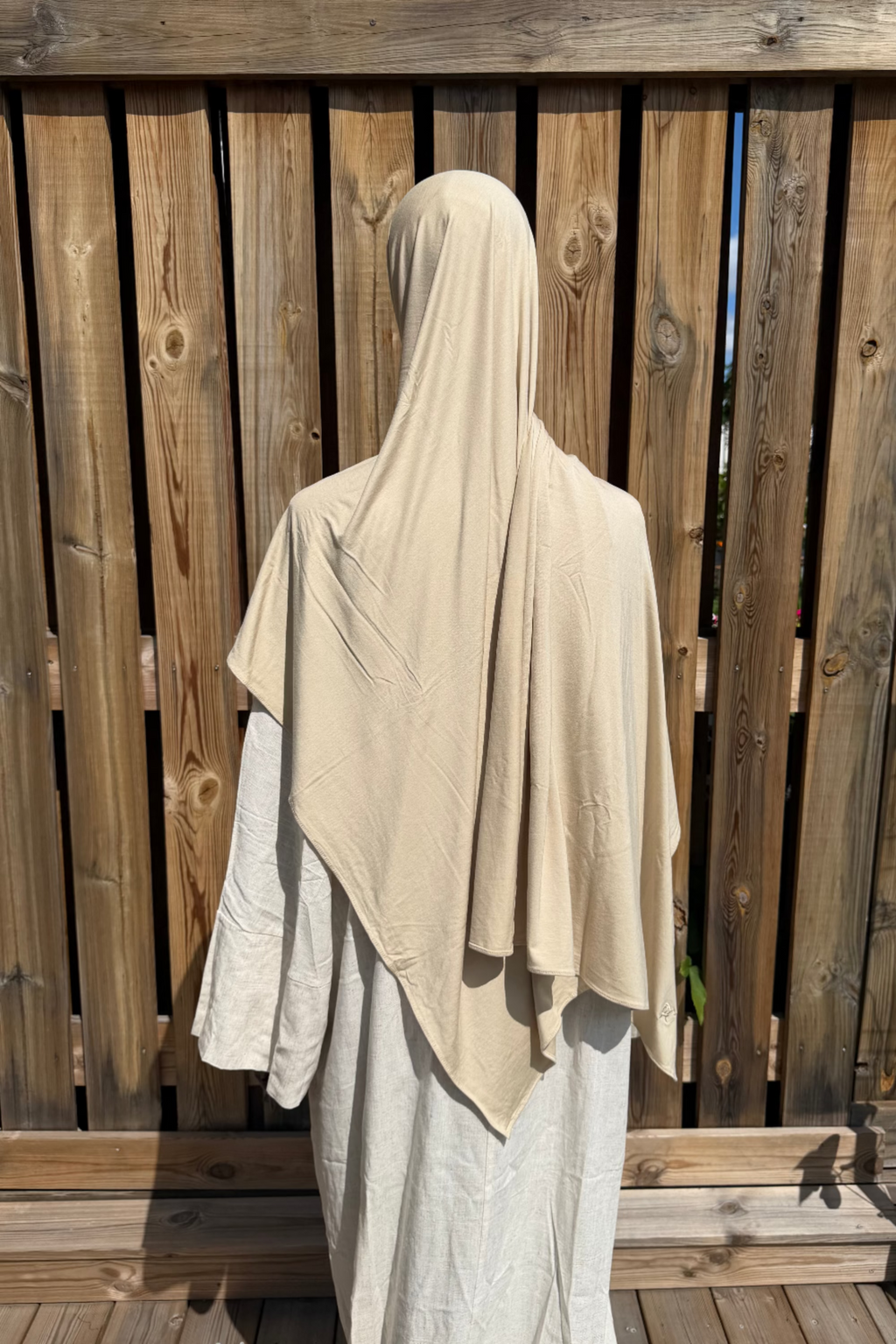 Bamboo jersey hijab – Butter Vanilla